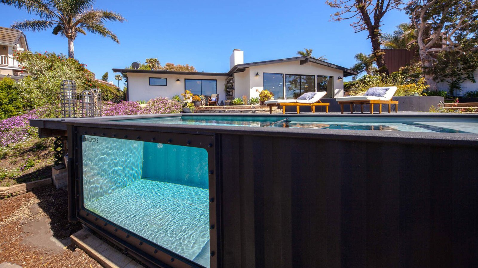 Buy shipping container swimming pool USA