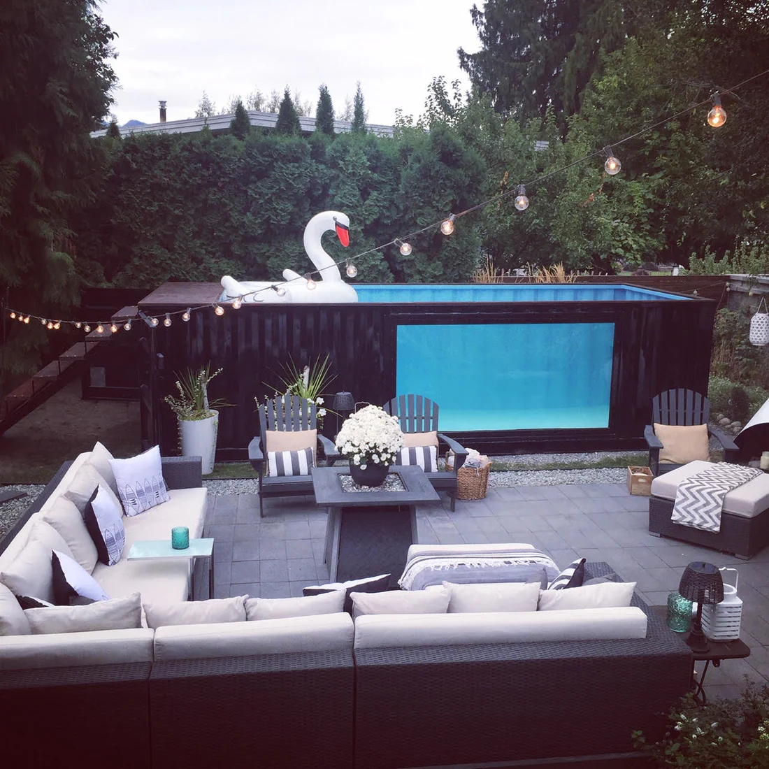 Buy shipping container swimming pool USA