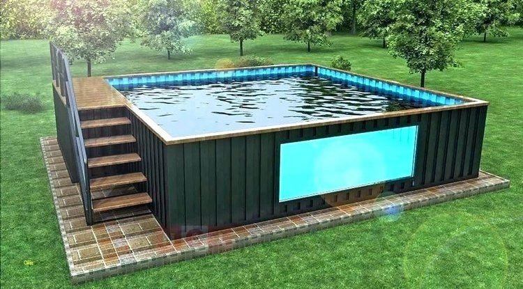 Buy shipping container swimming pool USA